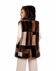 Gilet visone pach Novara
