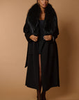 Drama luxury coat black