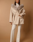 CUVE’ Luxury COAT wool & CASHMERE