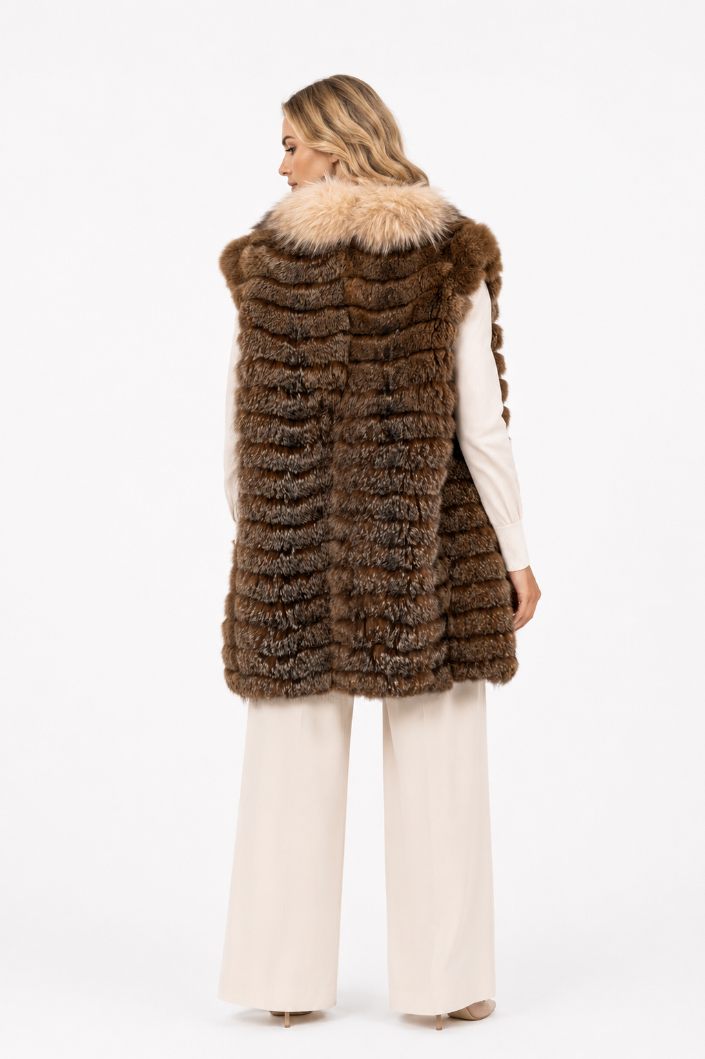 Gilet volpe alba