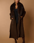 Drama luxury coat moka