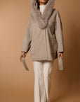 CUVE’ Luxury COAT wool & CASHMERE