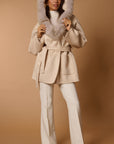 CUVE’ Luxury COAT wool & CASHMERE