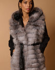 Gilet volpe leonie argento