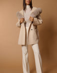 CUVE’ Luxury COAT wool & CASHMERE
