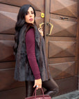 Gilet in visone premium