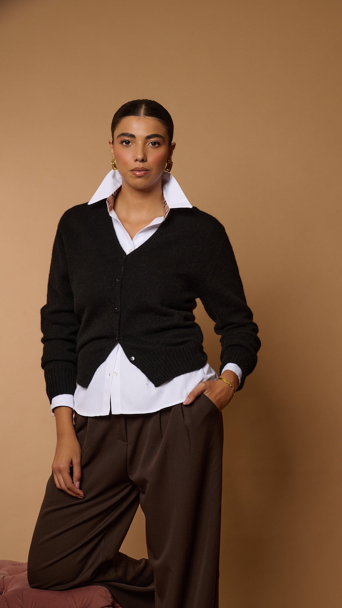 Cardigan Nives 100% lana ART 6622300