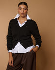 Cardigan Nives 100% lana ART 6622300
