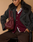 SAVANN Luxury COAT 100% lana grey