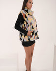 Gilet visone Tania silver