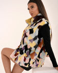 Gilet visone Tania silver