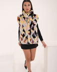 Gilet visone Tania silver