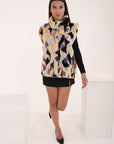 Gilet visone Tania silver