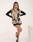 Gilet visone Tania silver