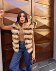 Gilet in volpe dany
