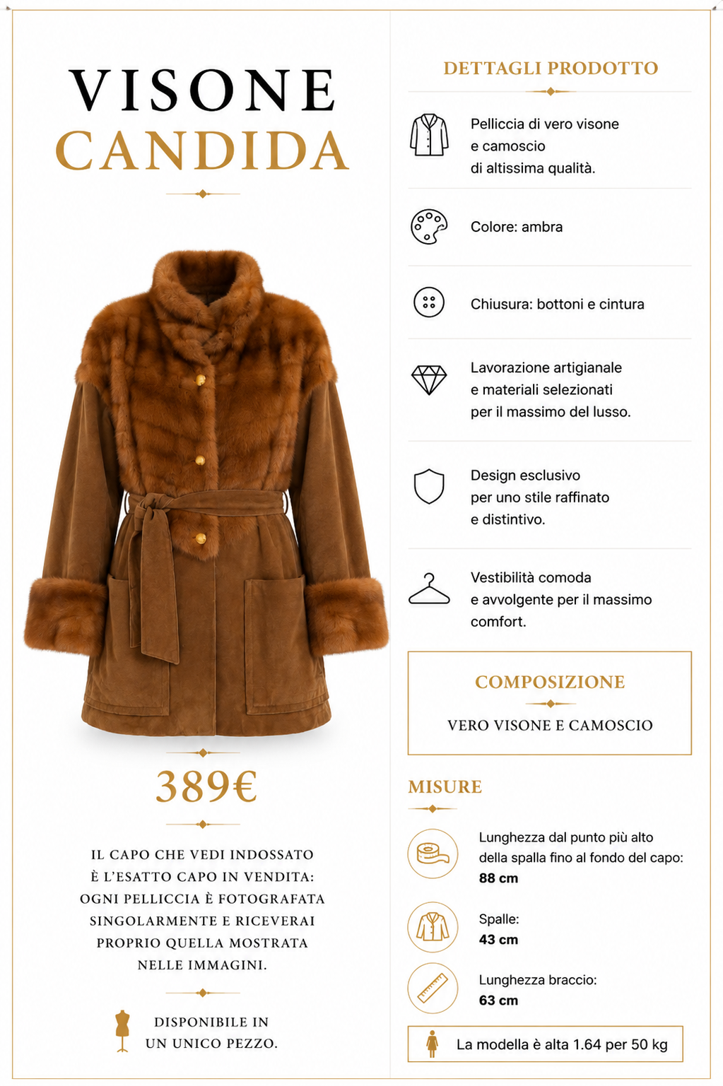 Visone candida