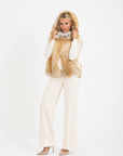 Gilet volpe gioiello