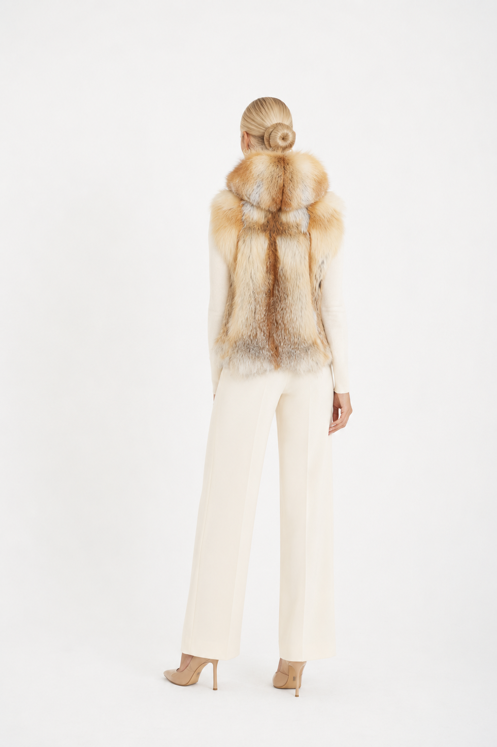 Gilet volpe gioiello