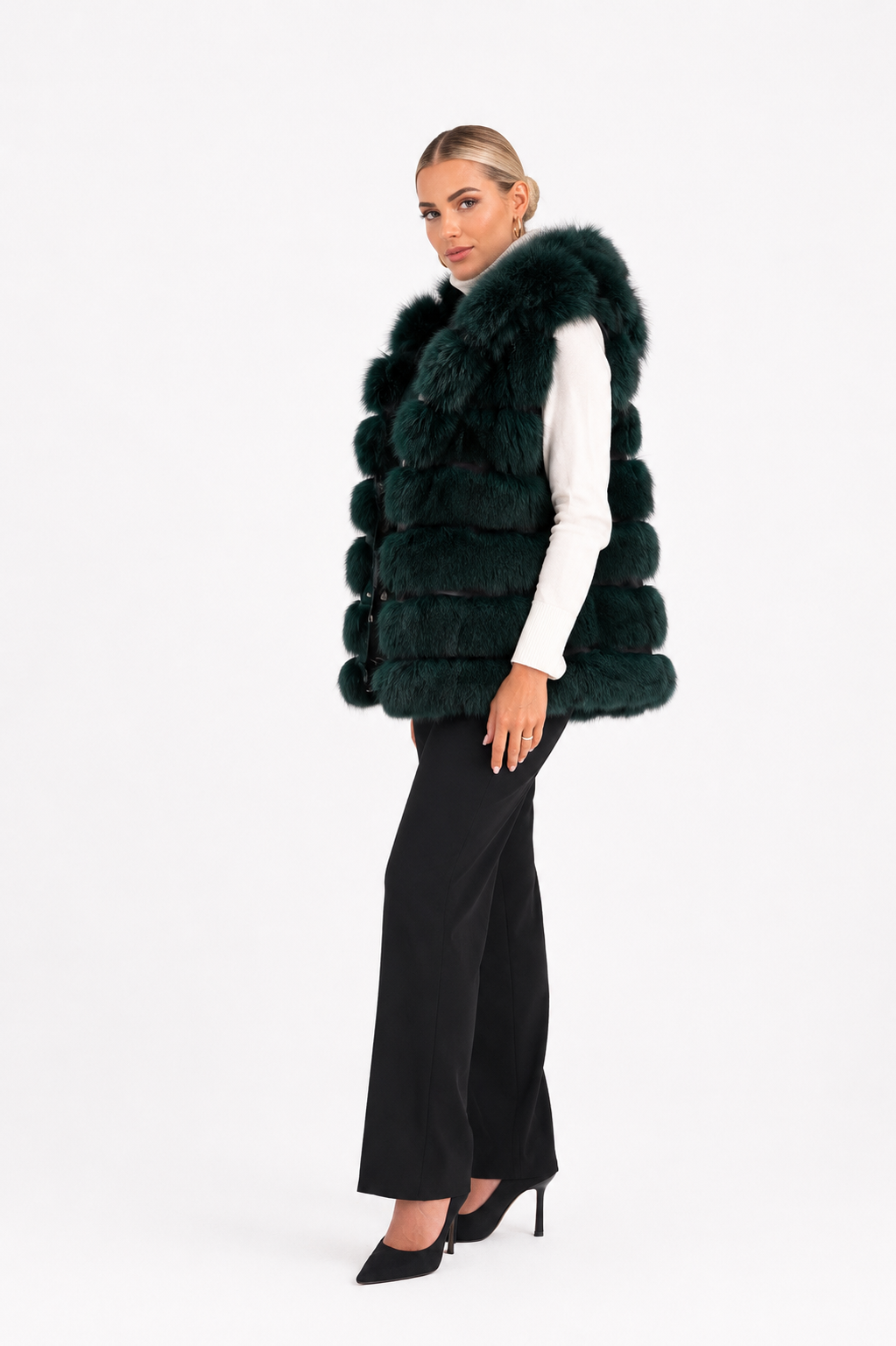 Gilet visone nigella