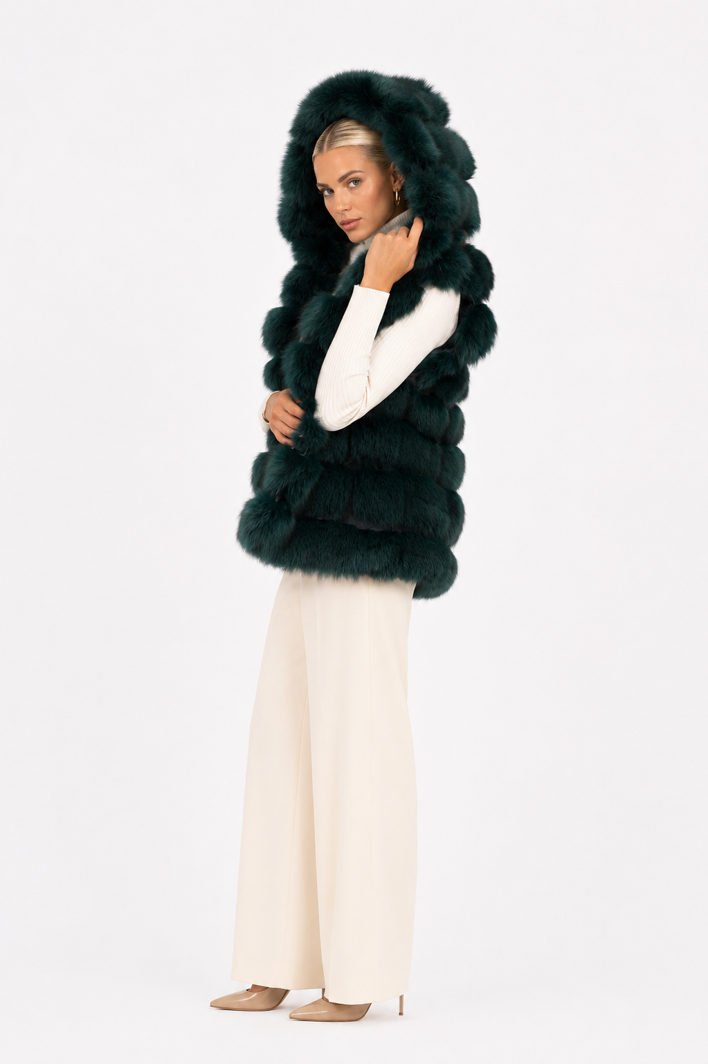 Gilet visone nigella