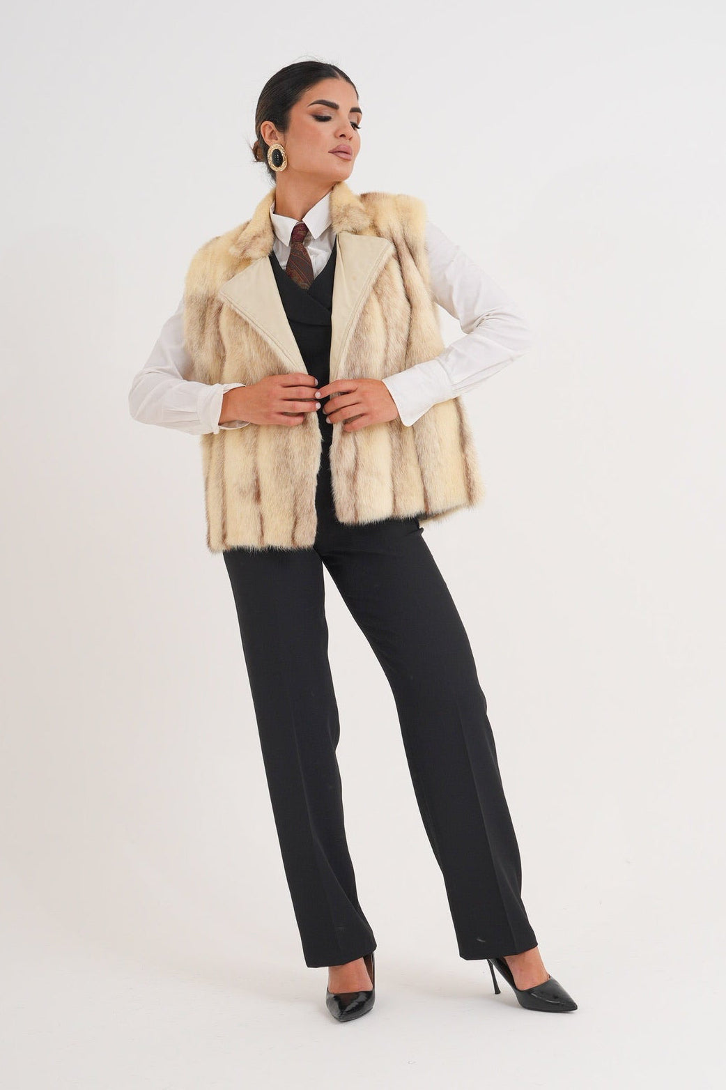 Gilet visone antea