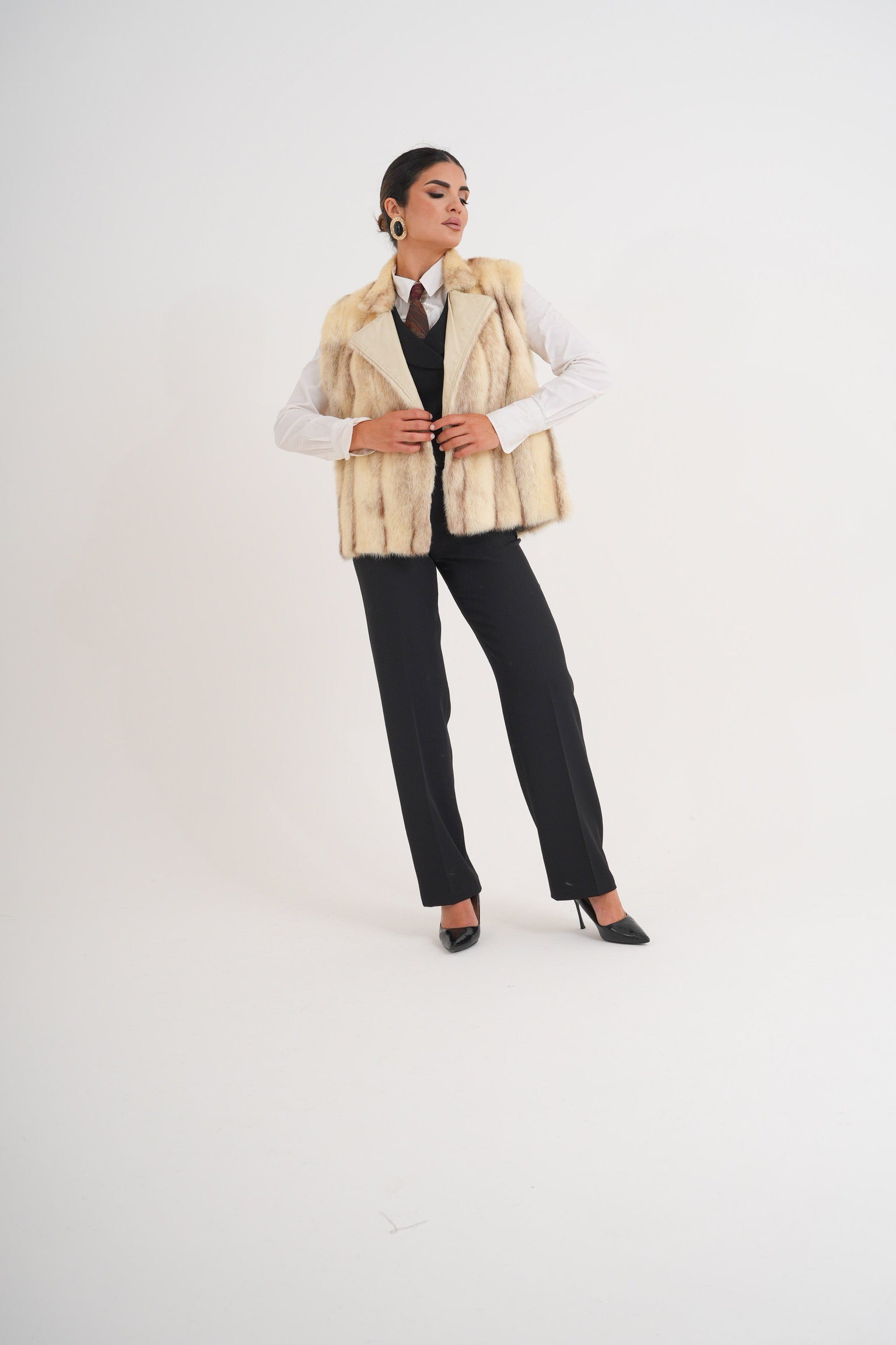 Gilet visone antea