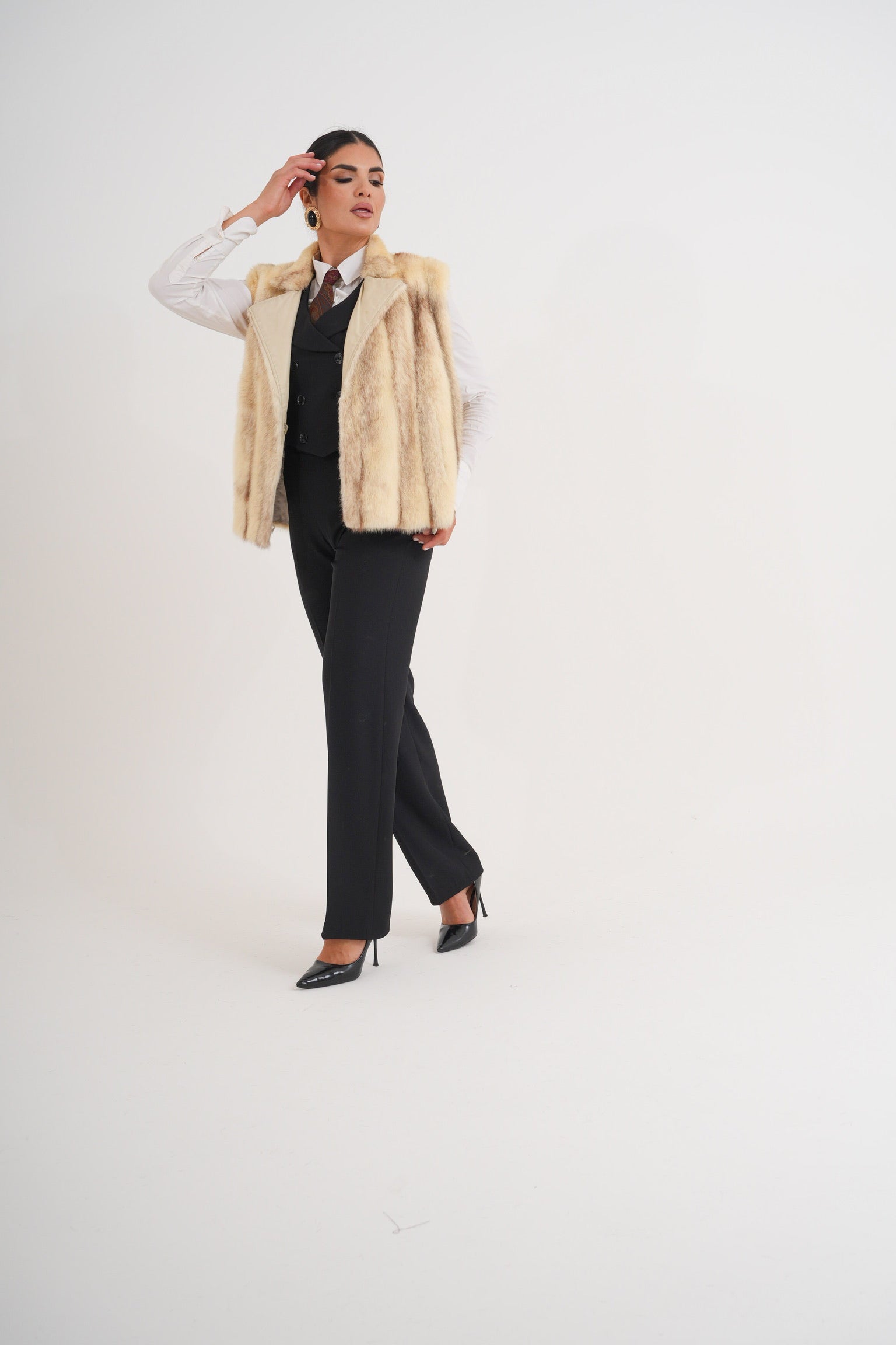 Gilet visone antea