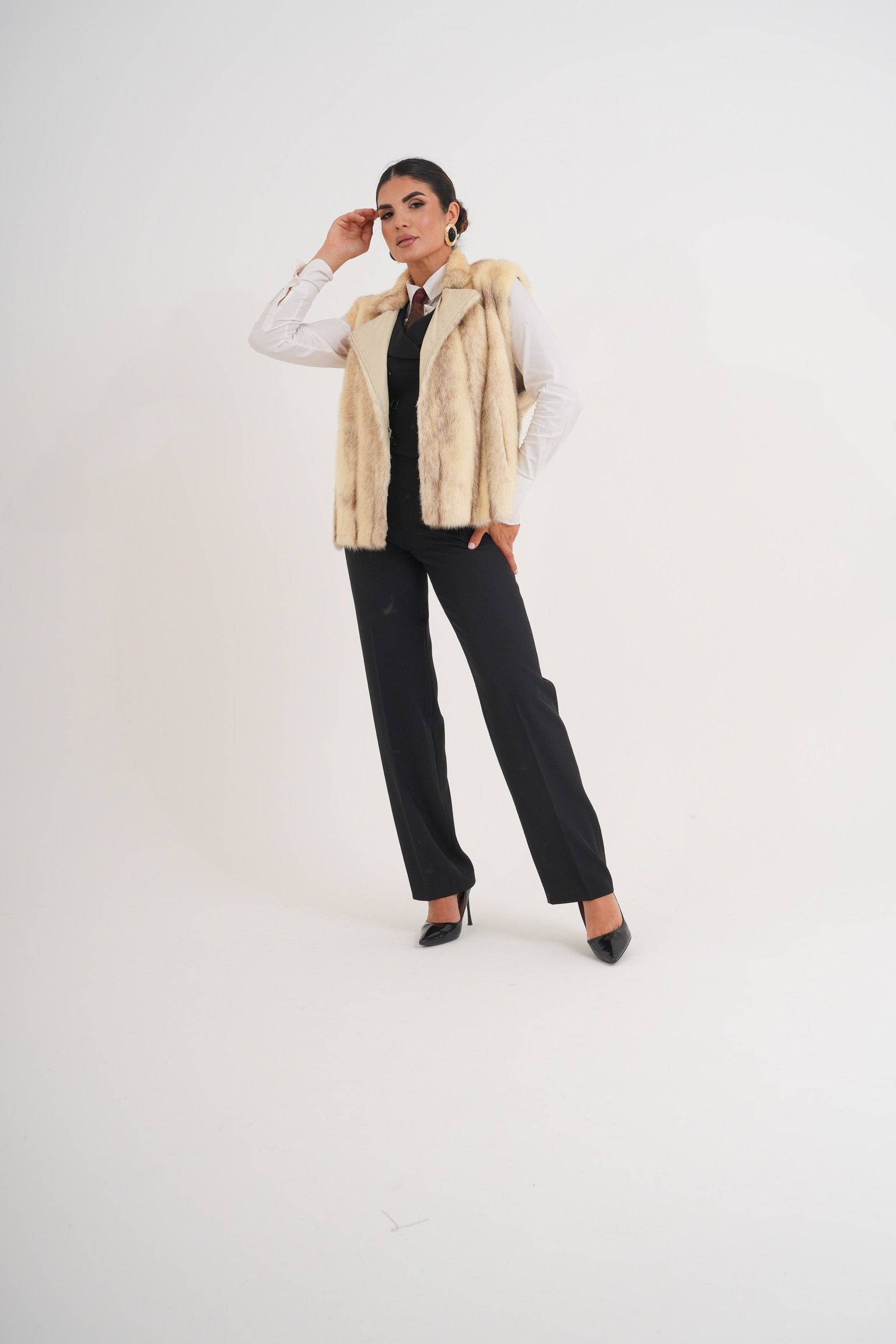 Gilet visone antea