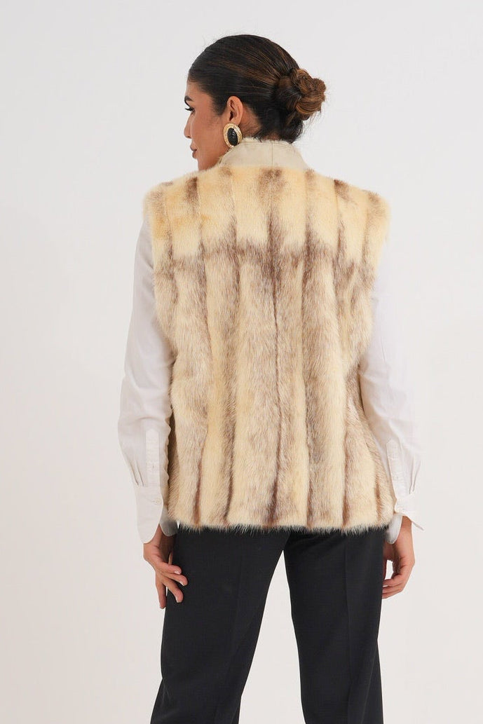 Gilet visone antea