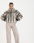 Bomber visone lisbeth