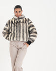 Bomber visone lisbeth