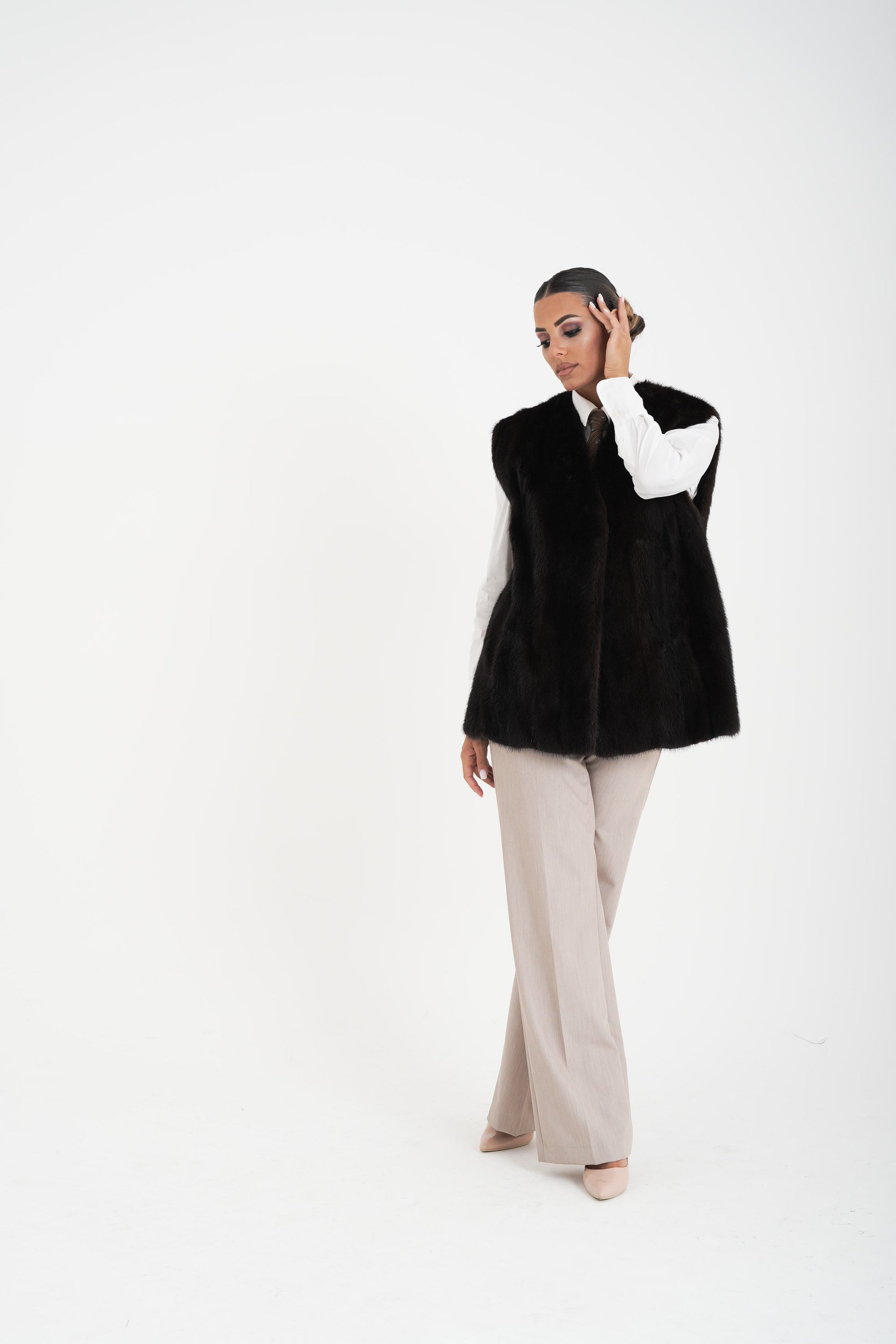 Gilet visone odette
