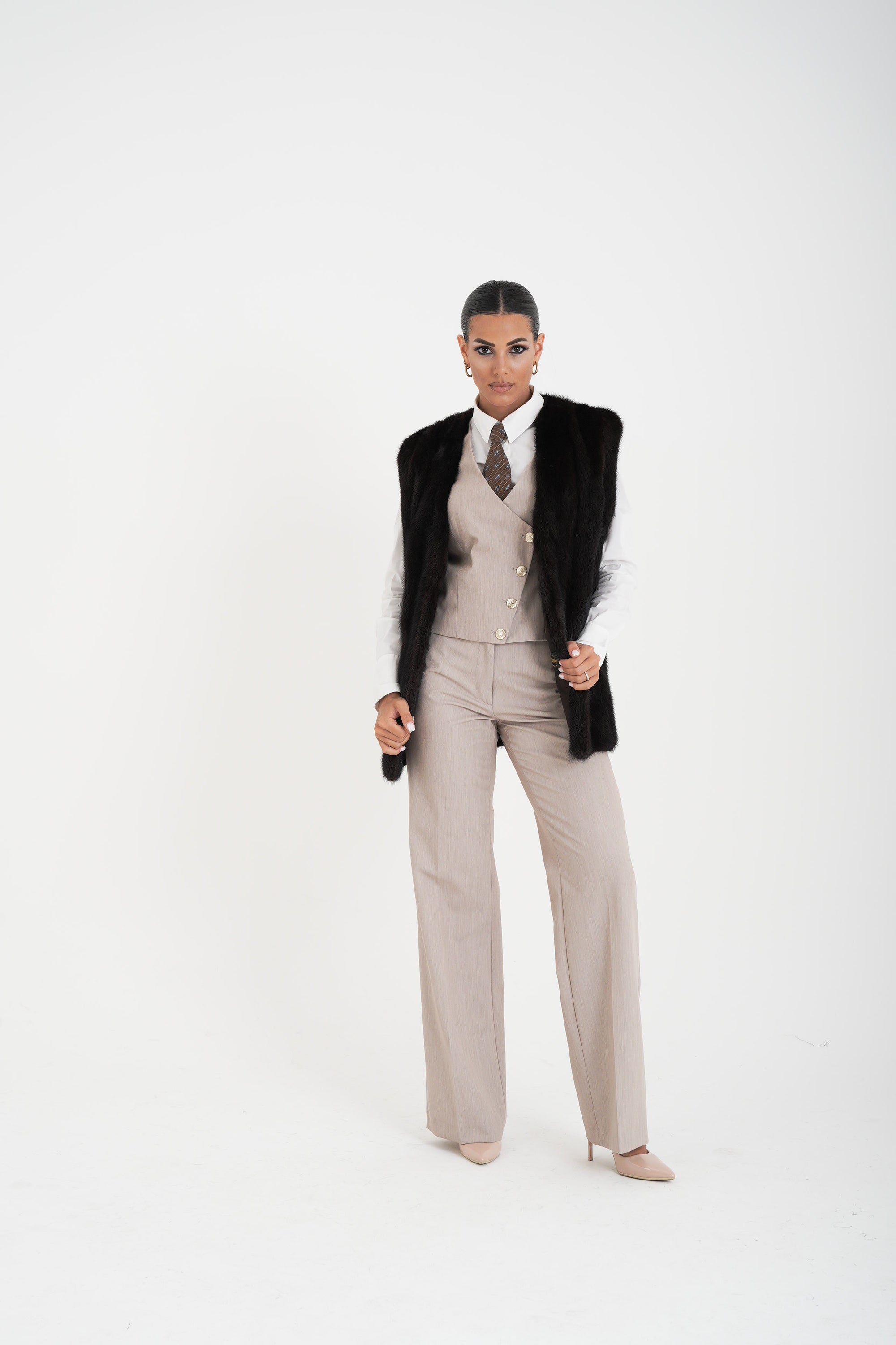 Gilet visone odette