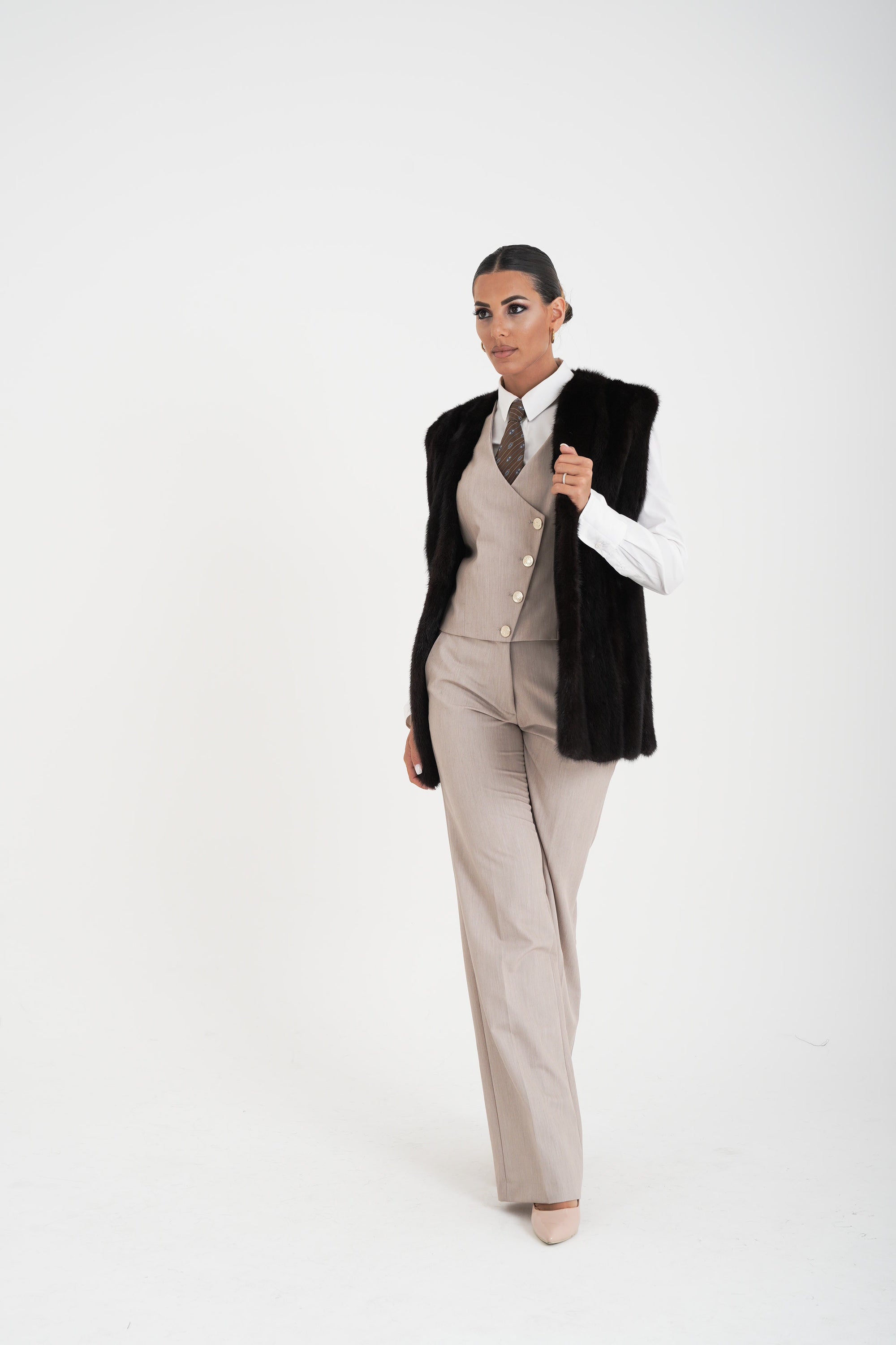 Gilet visone odette