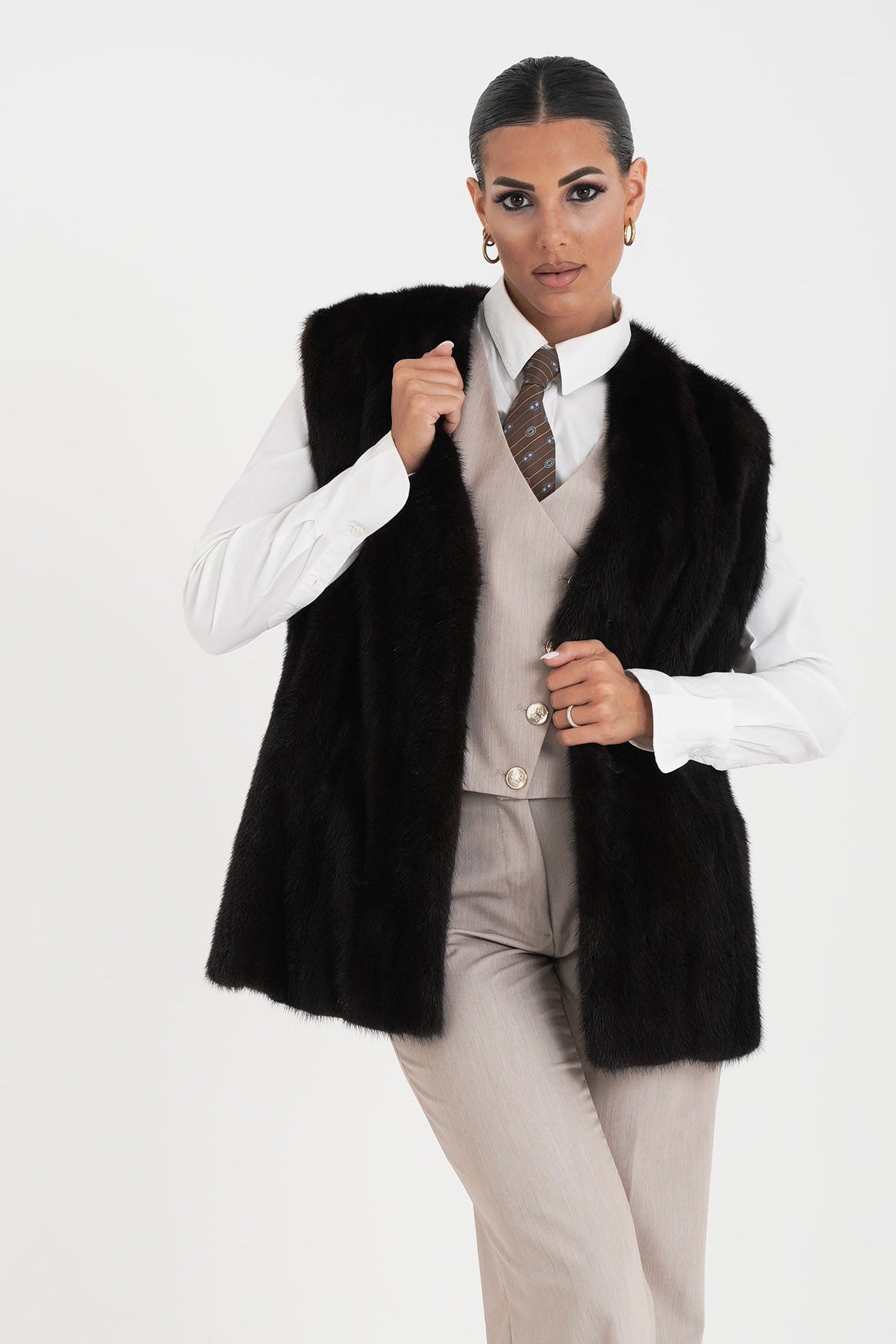 Gilet visone odette