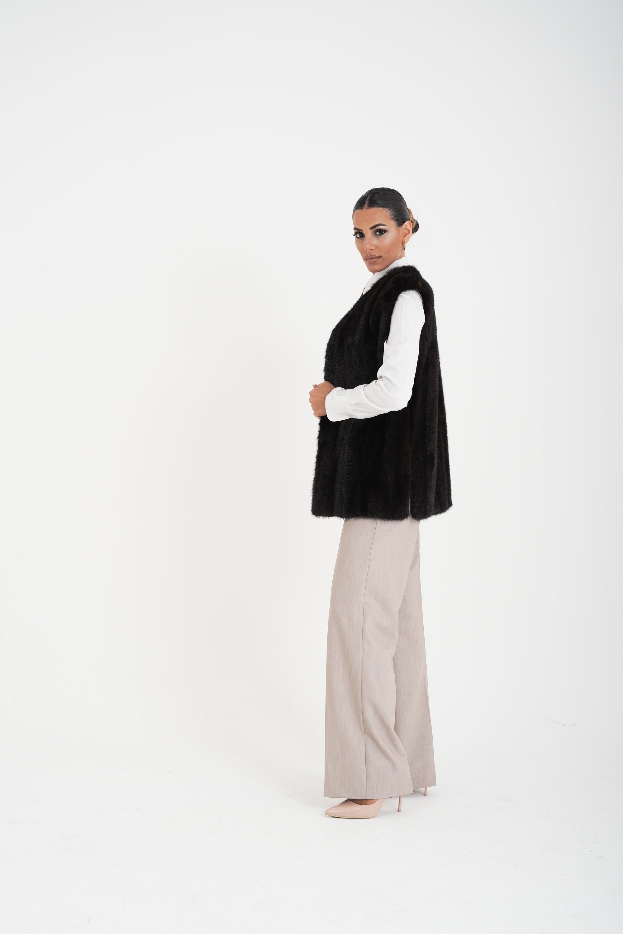 Gilet visone odette