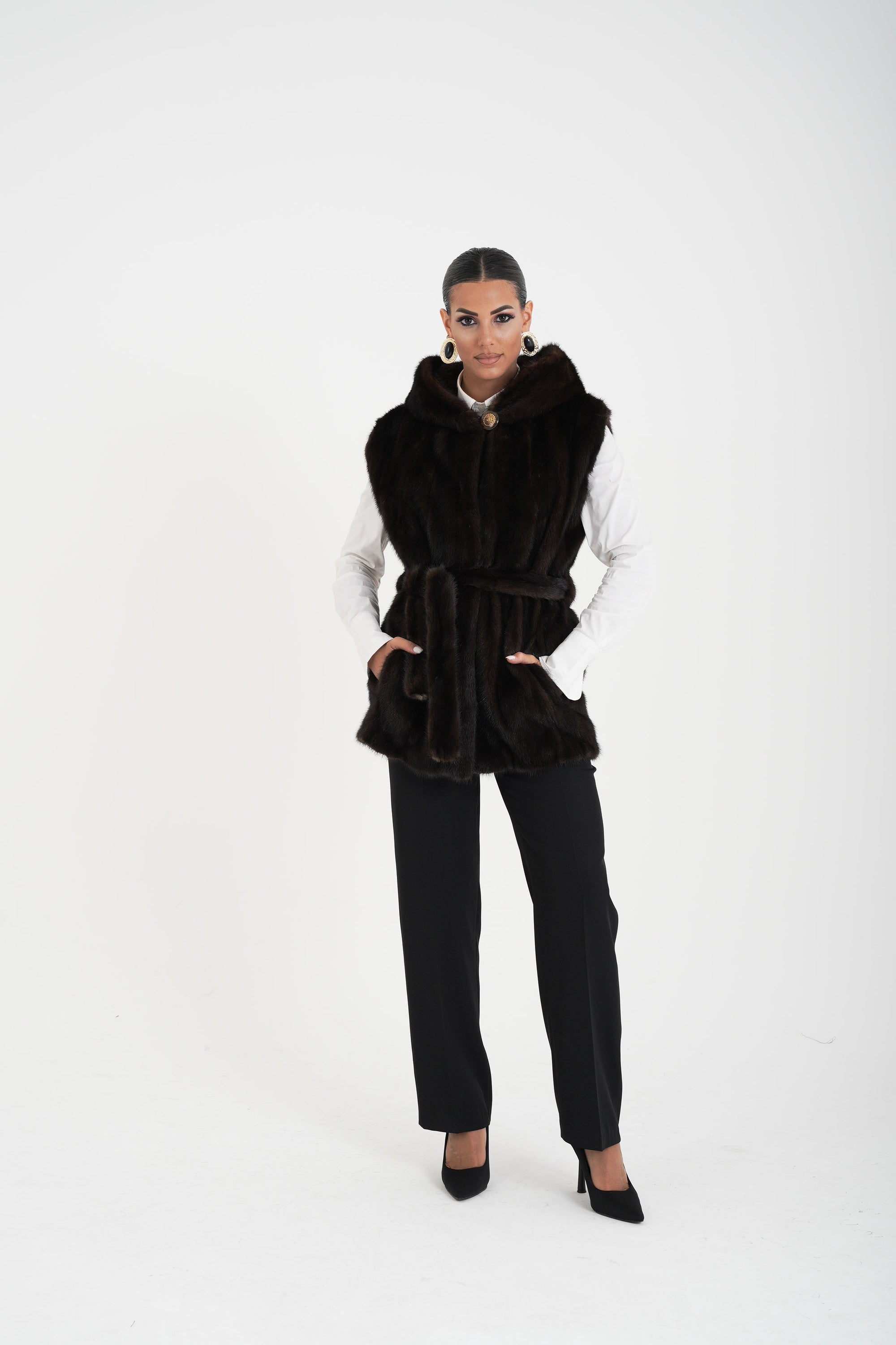Gilet visone paula