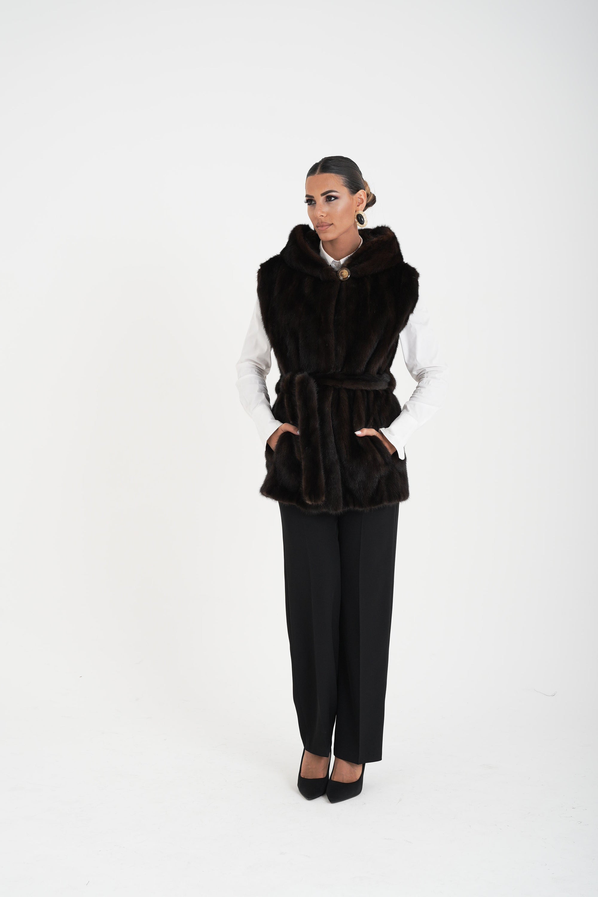 Gilet visone paula