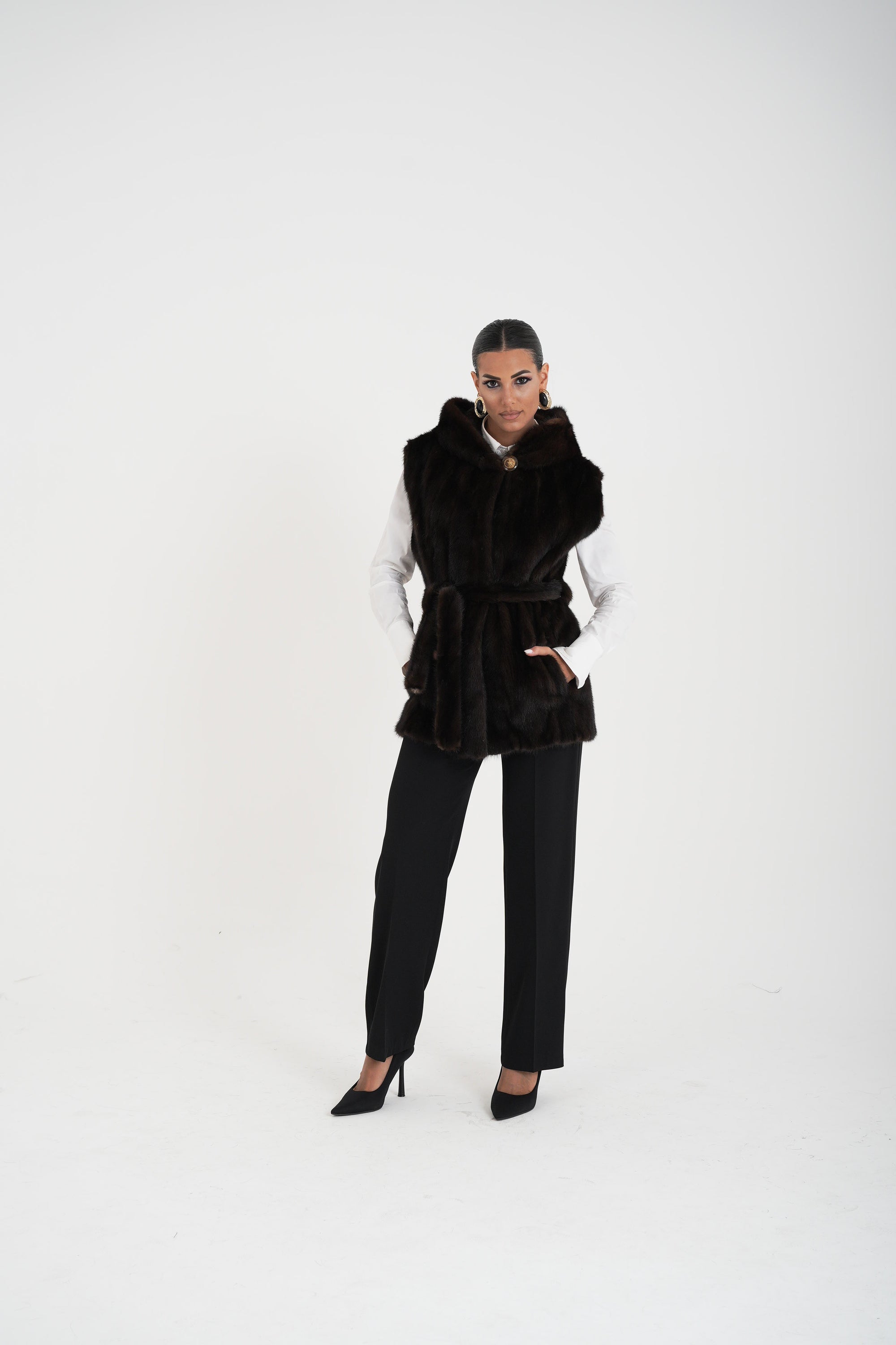 Gilet visone paula