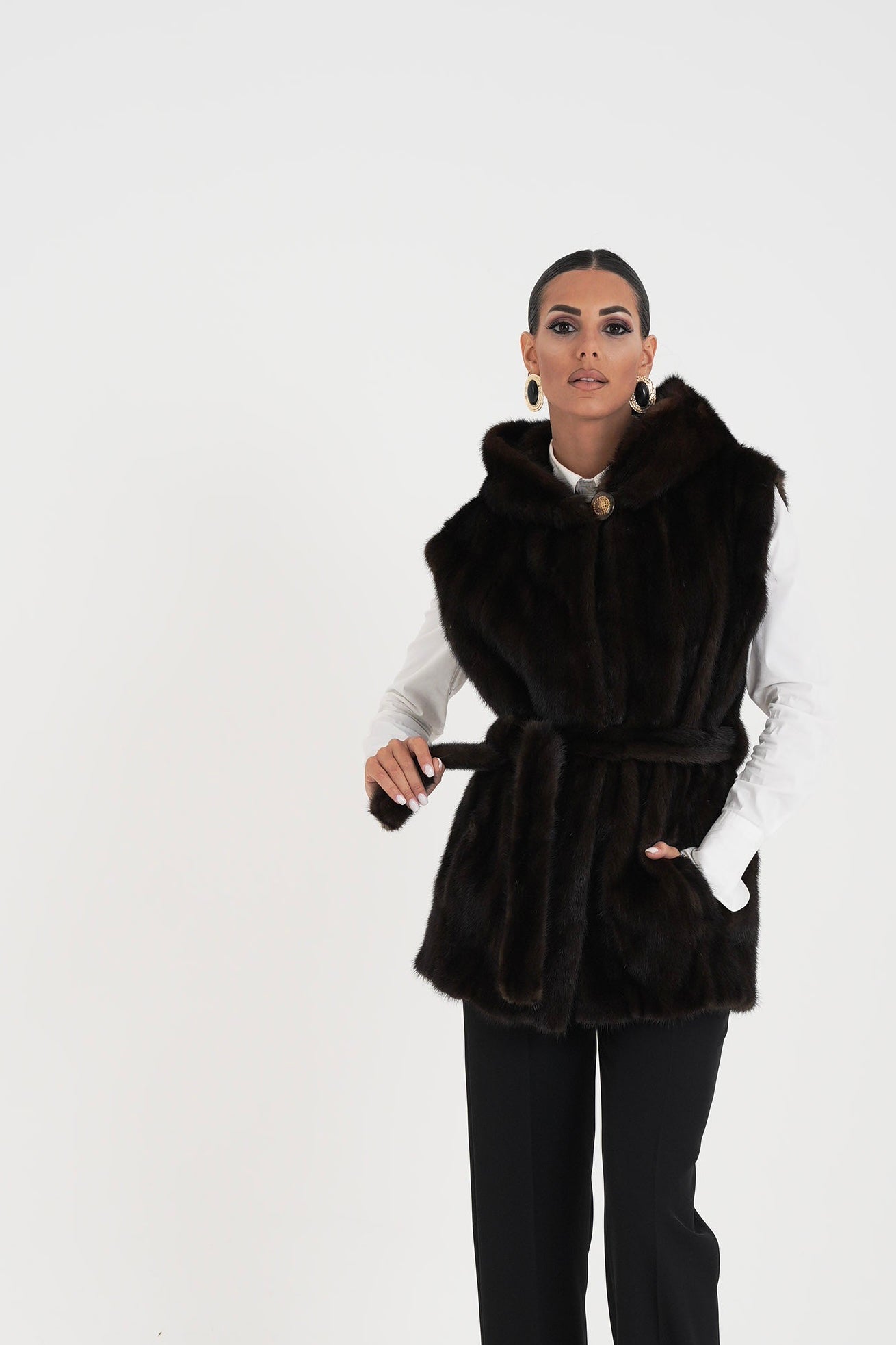 Gilet visone paula