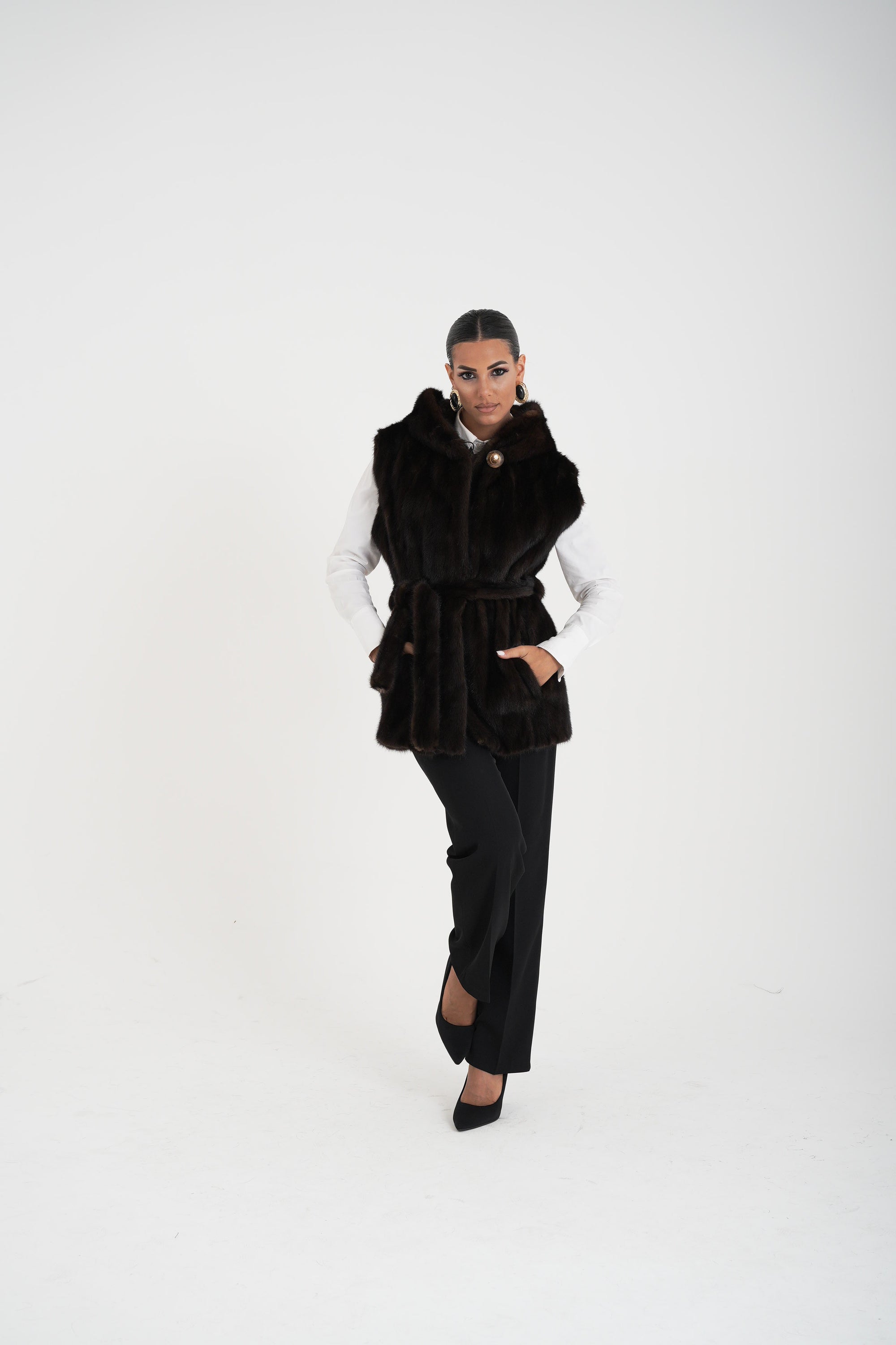 Gilet visone paula