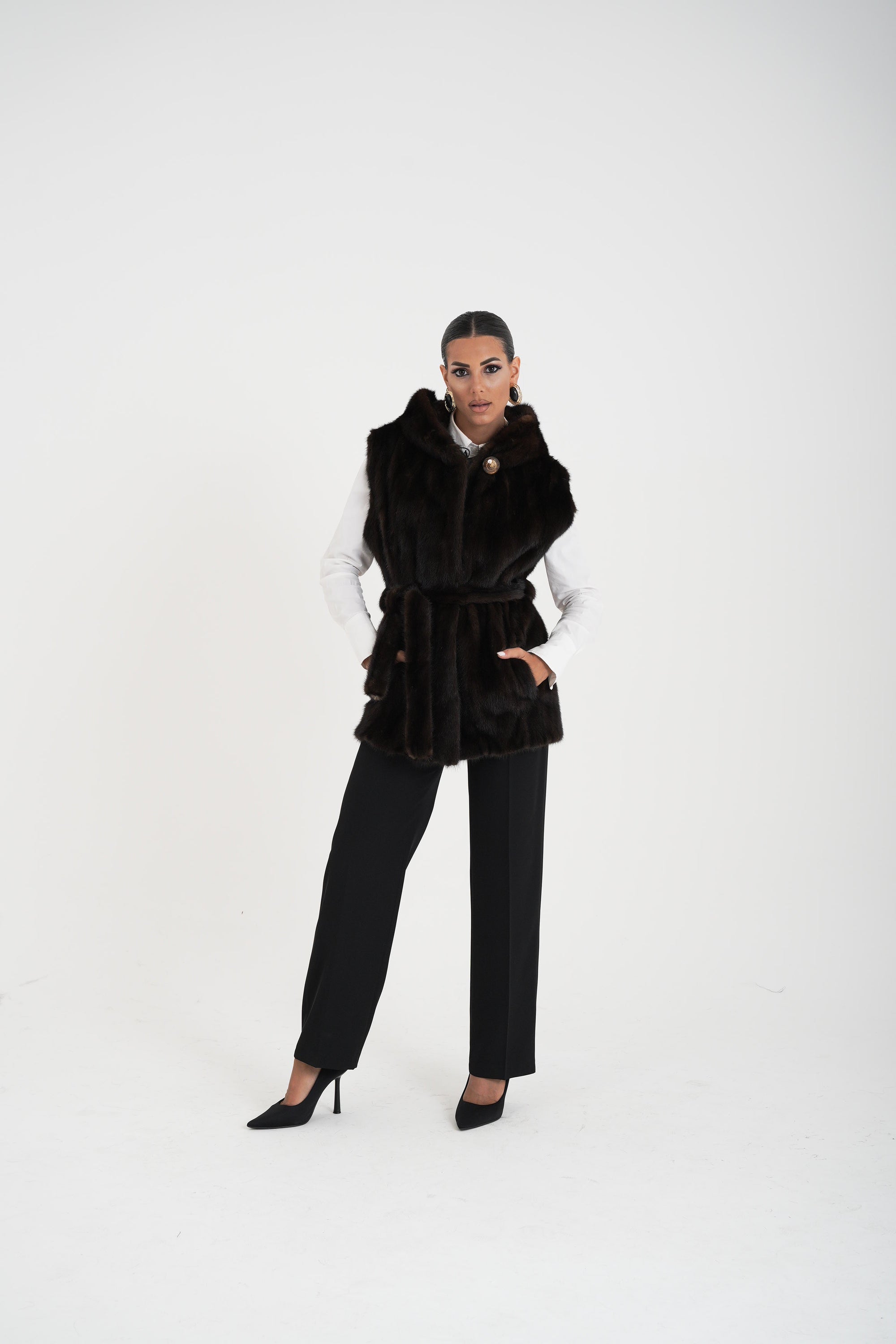 Gilet visone paula