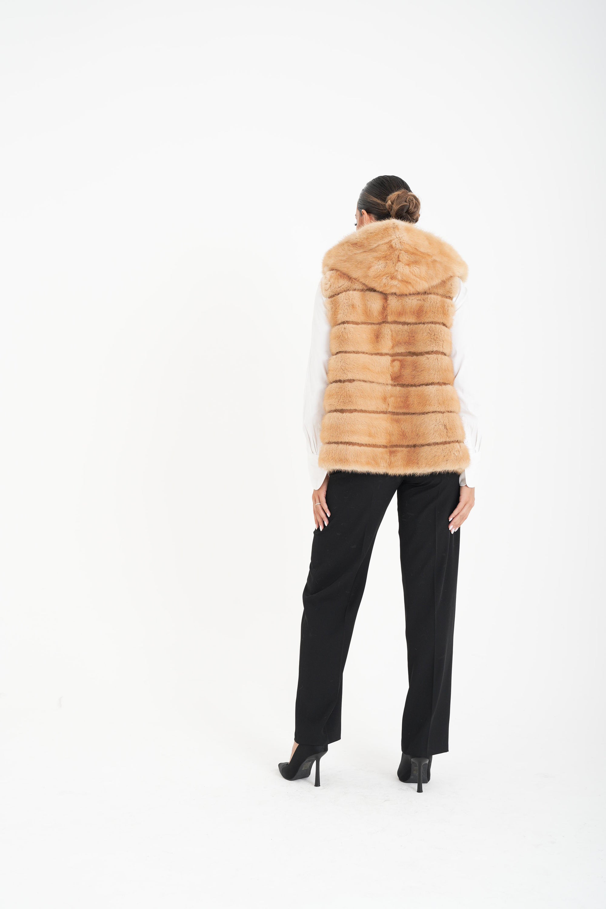 Gilet visone Tiziana