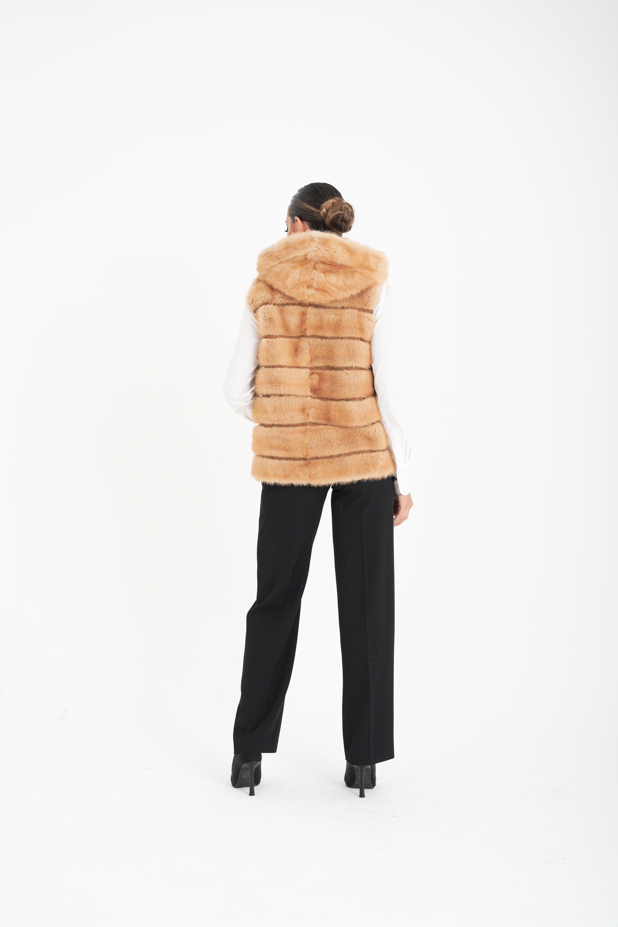 Gilet visone Tiziana