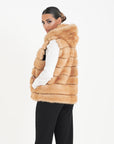 Gilet visone Tiziana