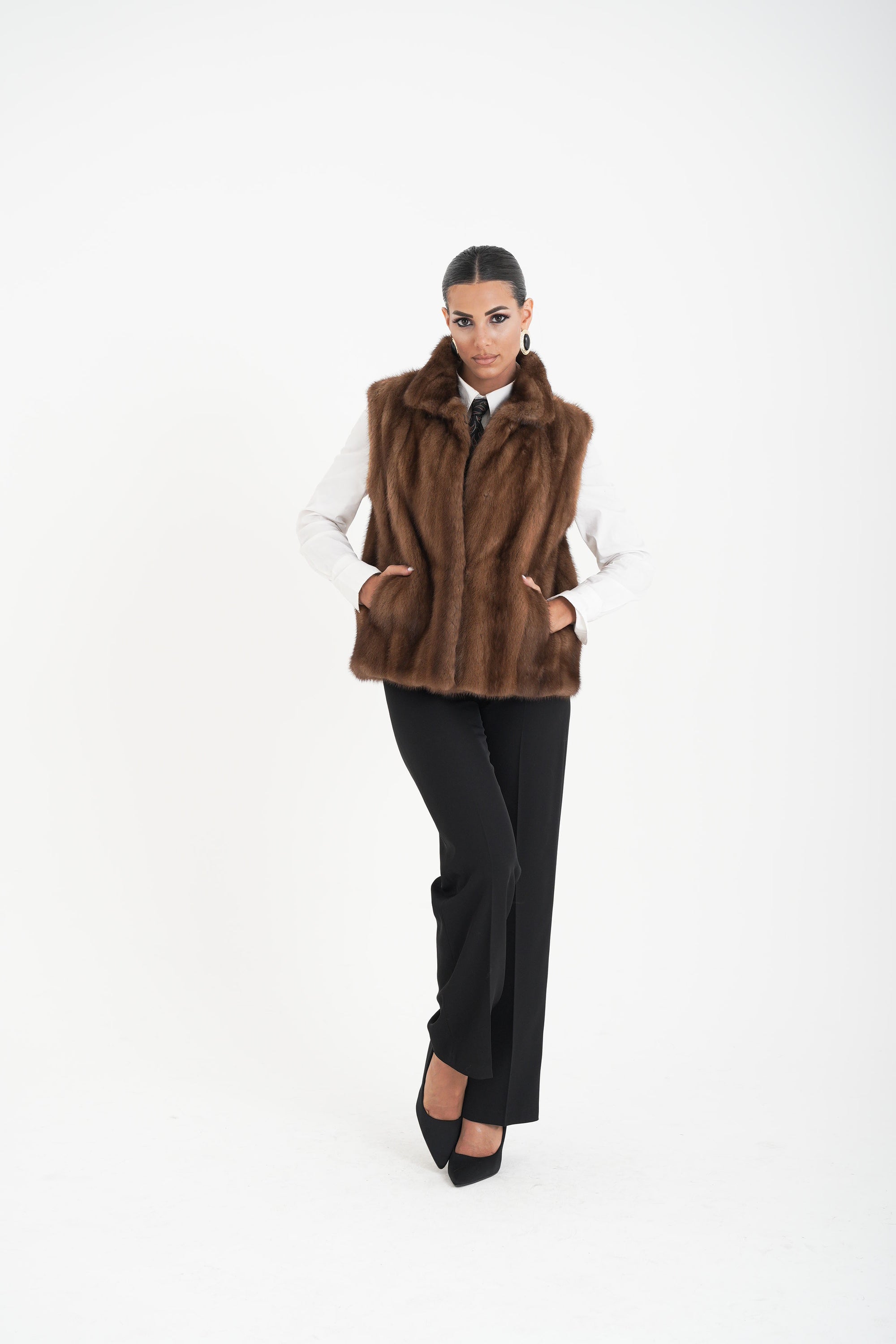 Gilet visone velia