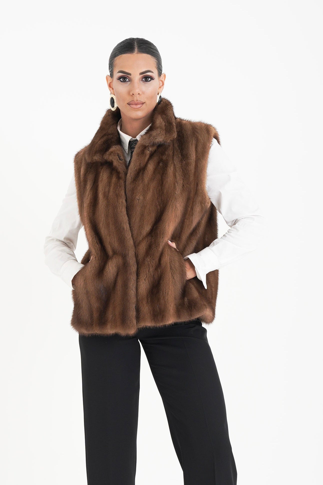 Gilet visone velia
