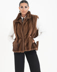 Gilet visone velia