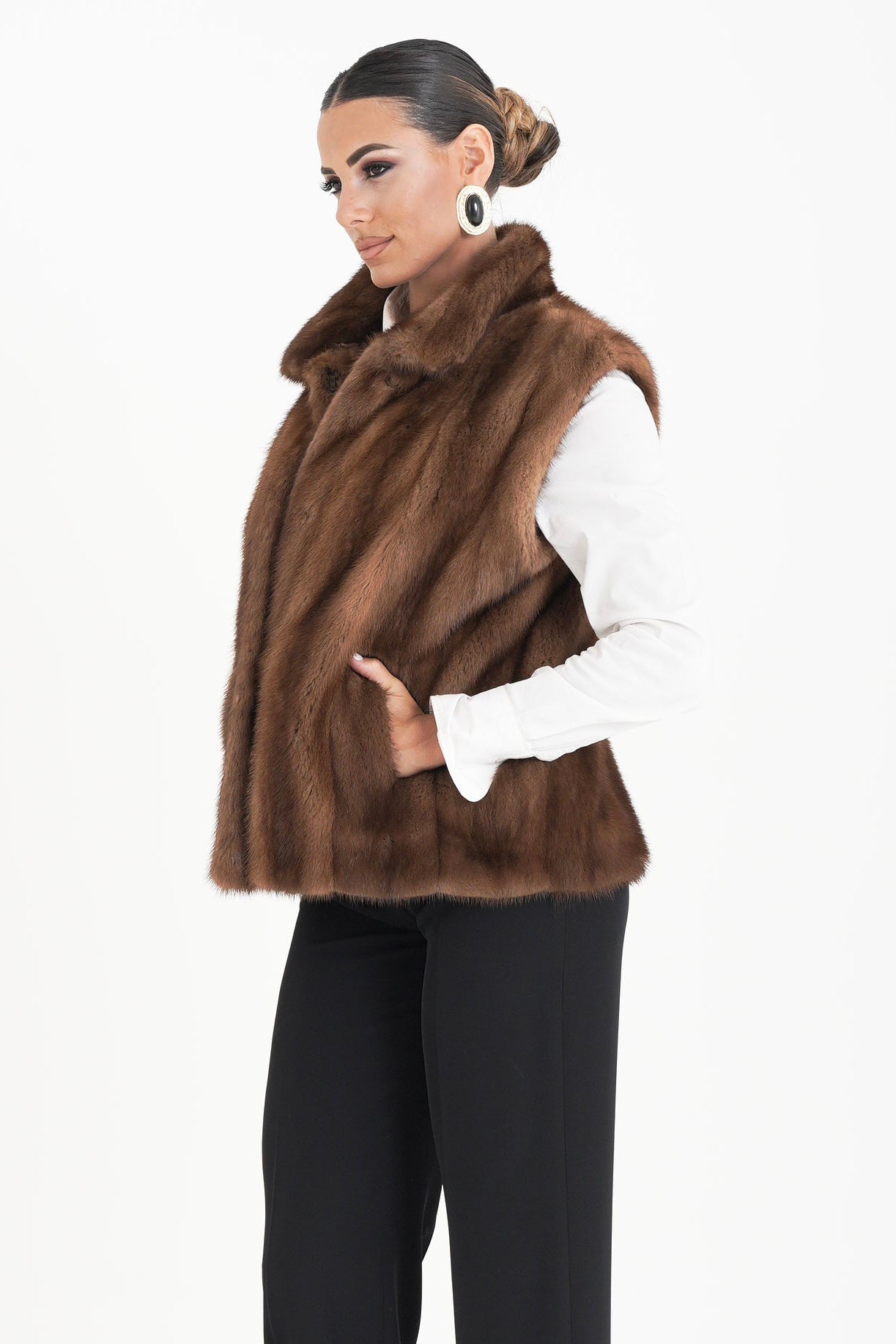 Gilet visone velia
