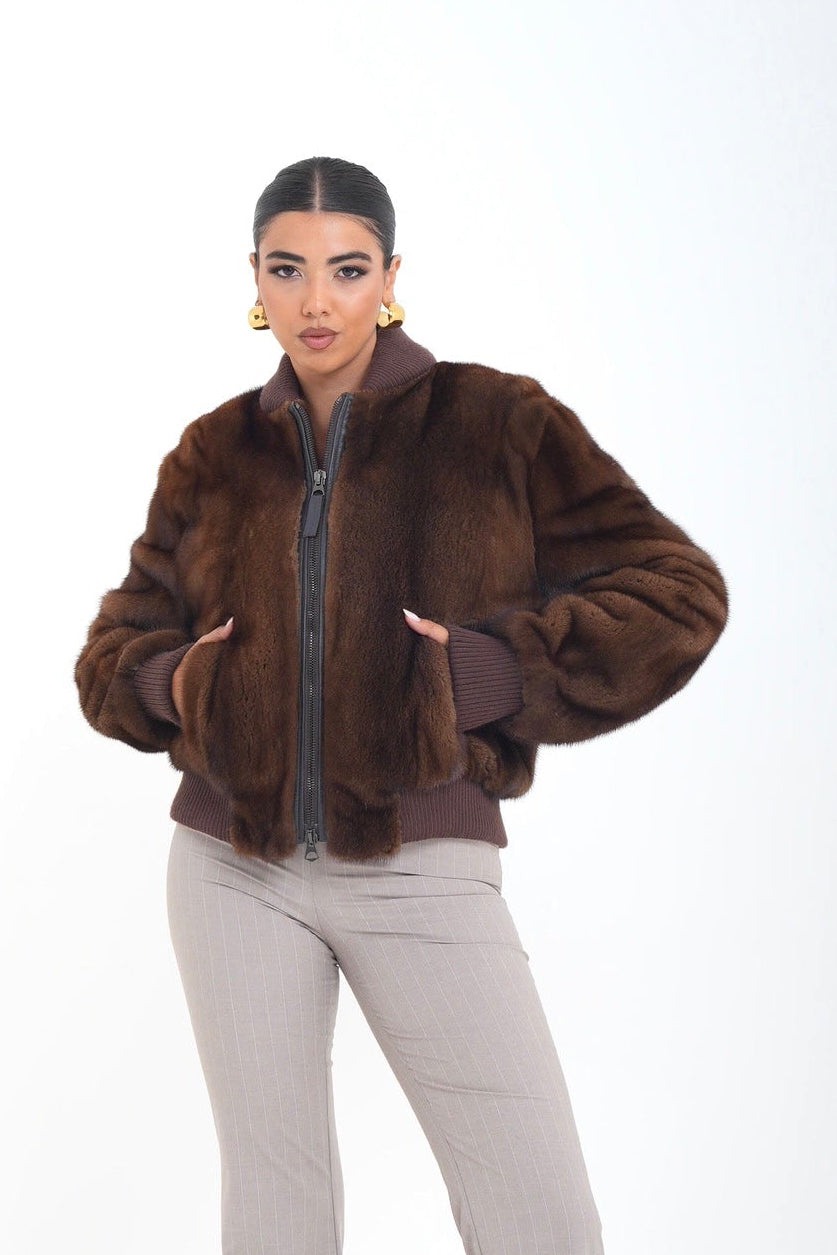 Bomber visone xclusive Luxury